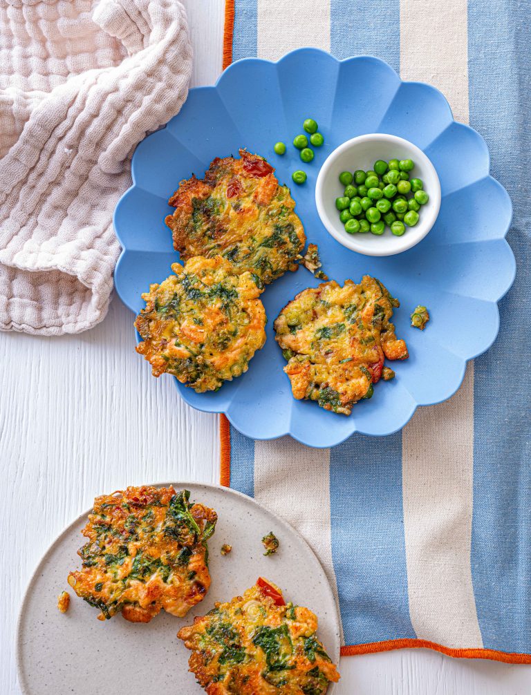 Salmon & Spinach Fritters